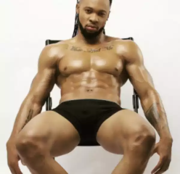 Singer Flavour Shows Off Sexy Body Rocking Only Shorts